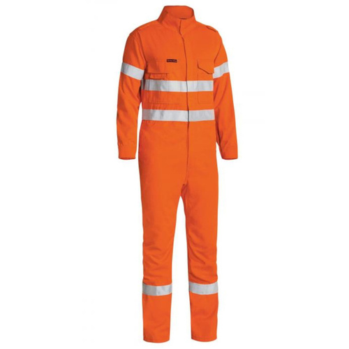 WORKWEAR, SAFETY & CORPORATE CLOTHING SPECIALISTS - DISCONTINUED - TENCATE TECASAFE  PLUS 700 TAPED HI VIS ENGINEERED FR VENTED COVERALL