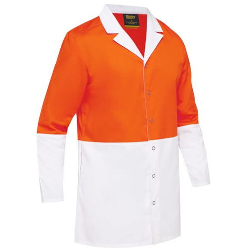 WORKWEAR, SAFETY & CORPORATE CLOTHING SPECIALISTS - DISCONTINUED - TWO TONE HI VIS DUST COAT
