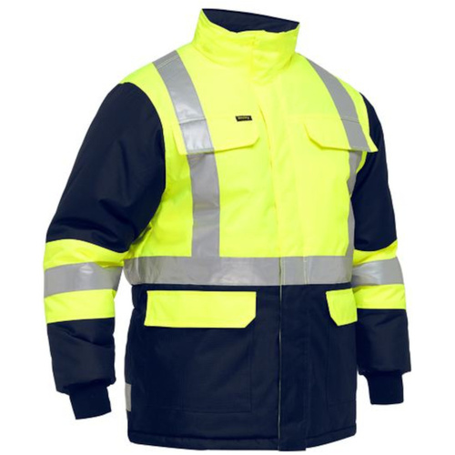 WORKWEAR, SAFETY & CORPORATE CLOTHING SPECIALISTS X TAPED TWO TONE HI VIS FREEZER JACKET