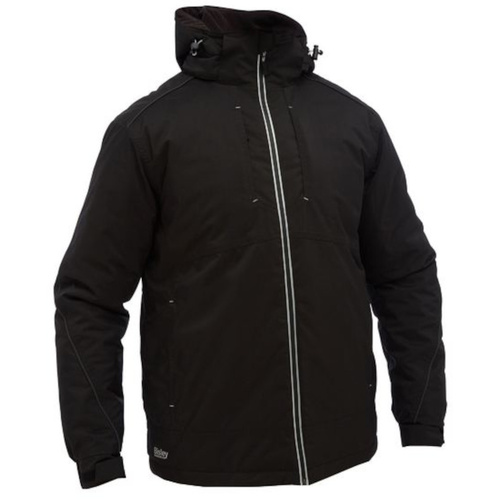 WORKWEAR, SAFETY & CORPORATE CLOTHING SPECIALISTS --SOH only SOLD OUT FOR SEASON--HEATED JACKET WITH HOOD RRP $131.95