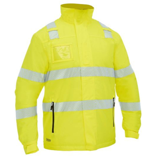 WORKWEAR, SAFETY & CORPORATE CLOTHING SPECIALISTS TAPED HI VIS HEATED JACKET WITH HOOD RRP $169.95