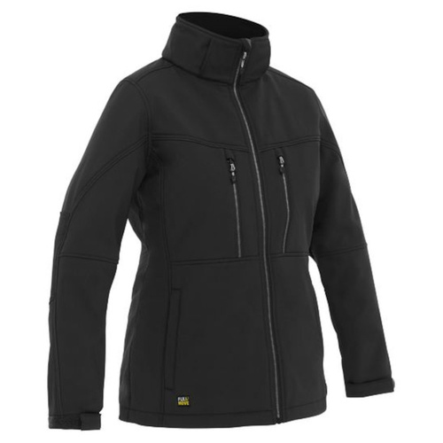 WORKWEAR, SAFETY & CORPORATE CLOTHING SPECIALISTS - WOMENS FLX & MOVE HOODED SOFT SHELL JACKET