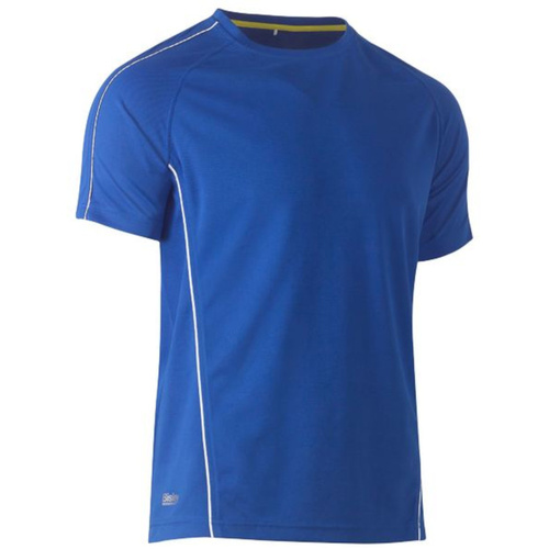 WORKWEAR, SAFETY & CORPORATE CLOTHING SPECIALISTS DISCONTINUED - COOL MESH TEE WITH REFLECTIVE PIPING