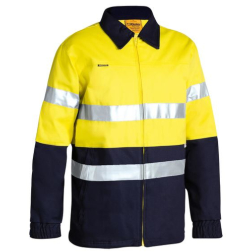WORKWEAR, SAFETY & CORPORATE CLOTHING SPECIALISTS - 3M TAPED HI VIS DRILL JACKET