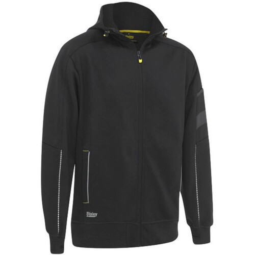 WORKWEAR, SAFETY & CORPORATE CLOTHING SPECIALISTS DISCONTINUED - ZIP-FRONT WORK FLEECE HOODIE...RRP $104.95