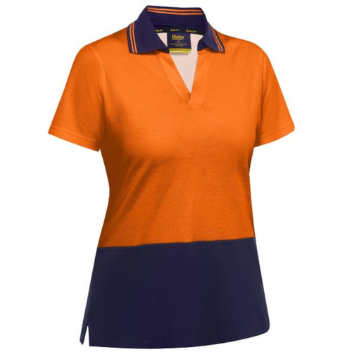 WORKWEAR, SAFETY & CORPORATE CLOTHING SPECIALISTS - WOMEN S HI VIS V-NECK POLO