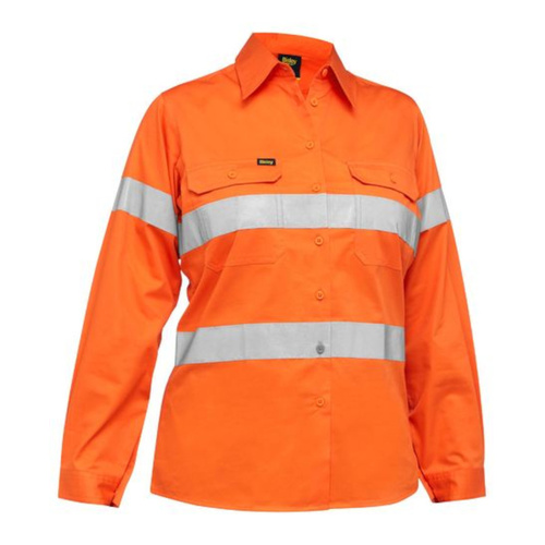 WORKWEAR, SAFETY & CORPORATE CLOTHING SPECIALISTS WMN BW SHIRT LS COOL TAPE