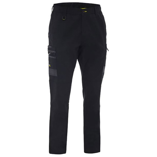 WORKWEAR, SAFETY & CORPORATE CLOTHING SPECIALISTS - Mens Flx & Move Stretch Canvas Elastic Waist Cargo Pants