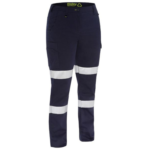 WORKWEAR, SAFETY & CORPORATE CLOTHING SPECIALISTS - WOMEN'S TAPED BIOMOTION RECYCLED CARGO WORK PANT