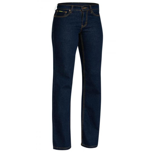 WORKWEAR, SAFETY & CORPORATE CLOTHING SPECIALISTS WOMENS ROUGH RIDER DENIM STRETCH JEAN