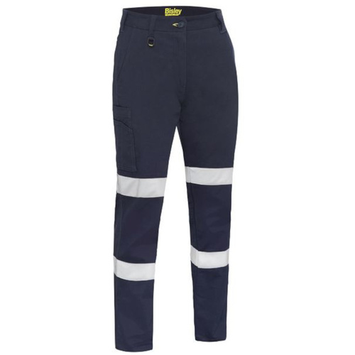 WORKWEAR, SAFETY & CORPORATE CLOTHING SPECIALISTS - WOMEN’S TAPED STRETCH COTTON DRILL CARGO PANTS