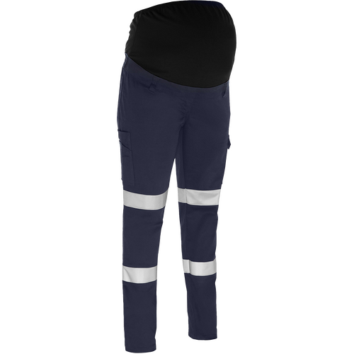 WORKWEAR, SAFETY & CORPORATE CLOTHING SPECIALISTS Women's Taped Stretch Cargo Maternity Pants