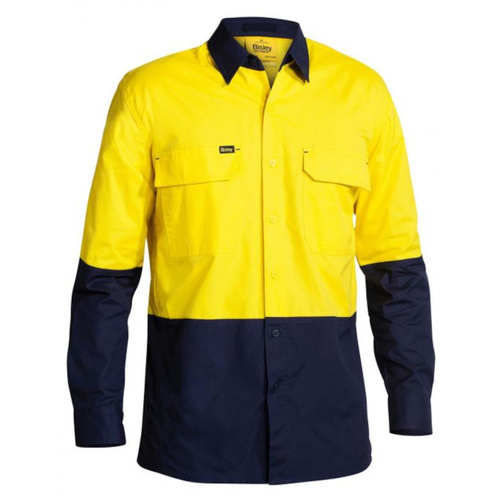 WORKWEAR, SAFETY & CORPORATE CLOTHING SPECIALISTS X AIRFLOW  RIPSTOP HI VIS SHIRT - LONG SLEEVE
