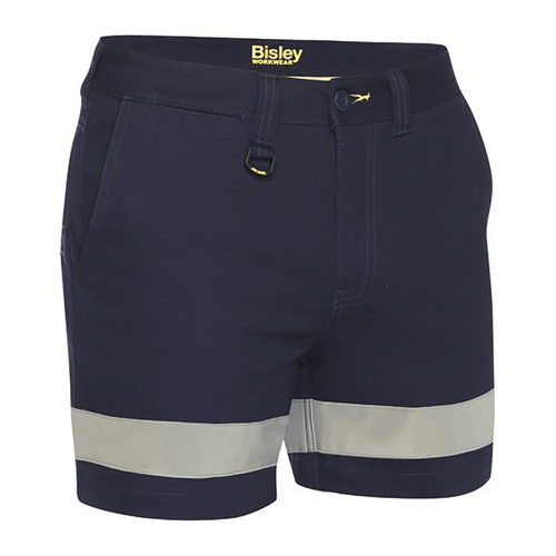 WORKWEAR, SAFETY & CORPORATE CLOTHING SPECIALISTS - Mens Taped Stretch Cotton Drill Short Short