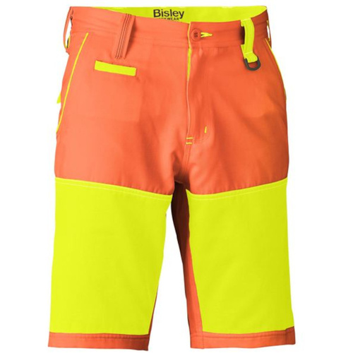WORKWEAR, SAFETY & CORPORATE CLOTHING SPECIALISTS - DISCONTINUED - DOUBLE HI VIS SHORT
