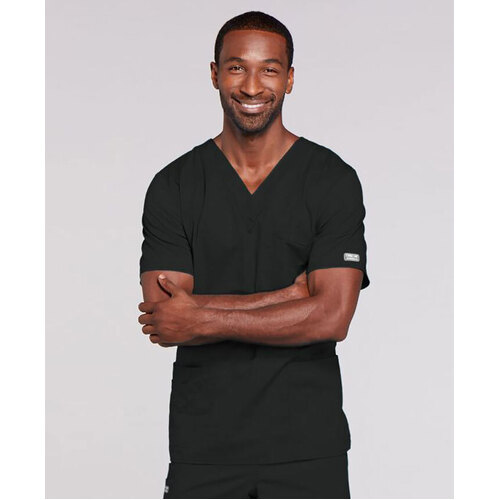 WORKWEAR, SAFETY & CORPORATE CLOTHING SPECIALISTS - Poly Cotton Stretch Unisex V Neck Top
