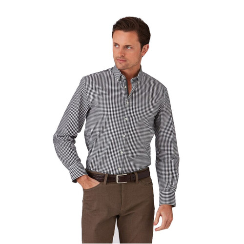 WORKWEAR, SAFETY & CORPORATE CLOTHING SPECIALISTS Gingham City Check Long Sleeve Shirt - Mens