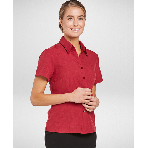 WORKWEAR, SAFETY & CORPORATE CLOTHING SPECIALISTS Climate Smart Semi Fit Short Sleeve Ladies Shirt