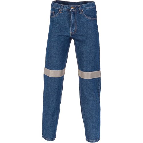 WORKWEAR, SAFETY & CORPORATE CLOTHING SPECIALISTS - Taped Denim Stretch Jeans