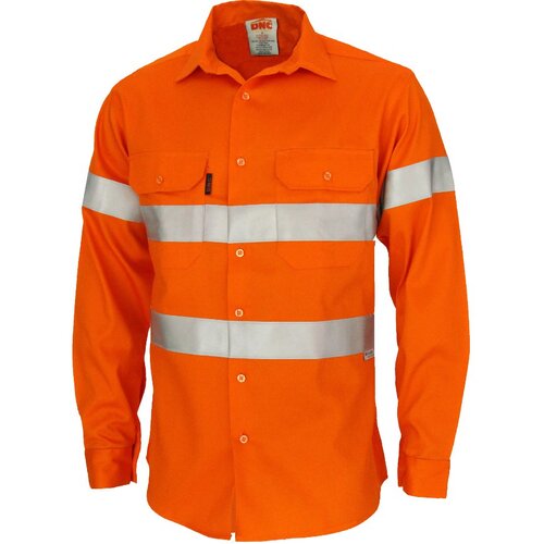 WORKWEAR, SAFETY & CORPORATE CLOTHING SPECIALISTS Patron Saint Flame Retardant ARC Rated Taped Shirt with 3M F/R Tape - L/S