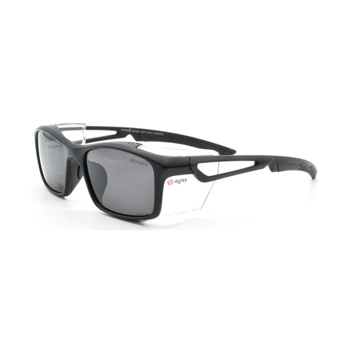 WORKWEAR, SAFETY & CORPORATE CLOTHING SPECIALISTS - THIRTY 33 Matt Black Frame/Polar Grey Lens