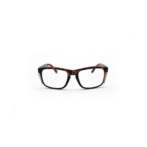 WORKWEAR, SAFETY & CORPORATE CLOTHING SPECIALISTS - STEALTH Tort Shell Frame-Clear Lens