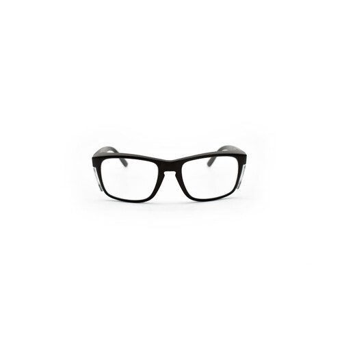 WORKWEAR, SAFETY & CORPORATE CLOTHING SPECIALISTS STEALTH Matt Black Frame-Clear Lns