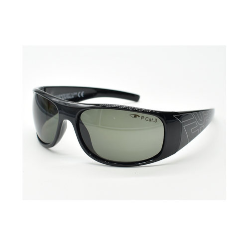 WORKWEAR, SAFETY & CORPORATE CLOTHING SPECIALISTS XCCESS Shiny Black Frame, Polarised Grey Lens