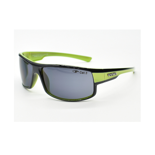 WORKWEAR, SAFETY & CORPORATE CLOTHING SPECIALISTS - 4EVER  Shiny Black & Green Frame, Grey Lens