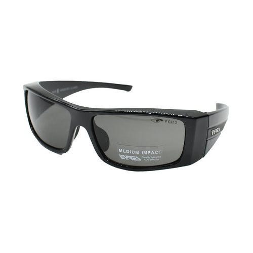 WORKWEAR, SAFETY & CORPORATE CLOTHING SPECIALISTS INDULGE Shiny Black Frame, Grey Lens