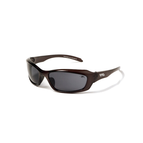 WORKWEAR, SAFETY & CORPORATE CLOTHING SPECIALISTS RAZOR Crystal Charcoal Frame, Grey Lens