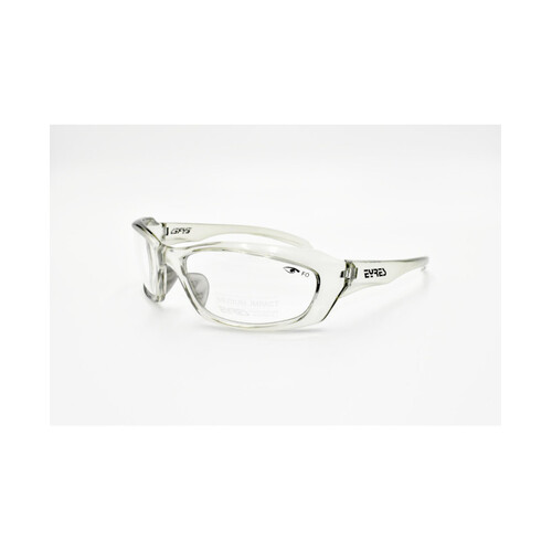 WORKWEAR, SAFETY & CORPORATE CLOTHING SPECIALISTS - RAZOR Crystal Smoke Frame, Clear Lens