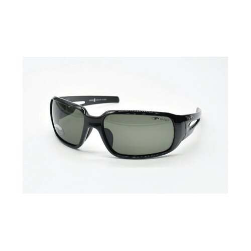 WORKWEAR, SAFETY & CORPORATE CLOTHING SPECIALISTS CHILLI Shiny Black Frame, Grey Lens