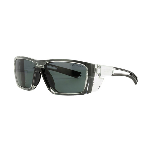 WORKWEAR, SAFETY & CORPORATE CLOTHING SPECIALISTS ABSOLUTE Crystal Clear Frame/Polar Grey lens