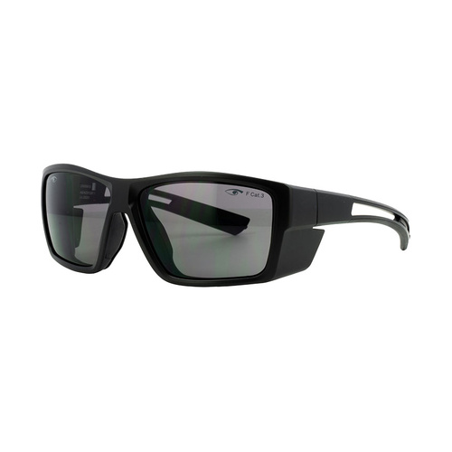 WORKWEAR, SAFETY & CORPORATE CLOTHING SPECIALISTS ABSOLUTE Matt Black Frame/Smoke Grey Lens