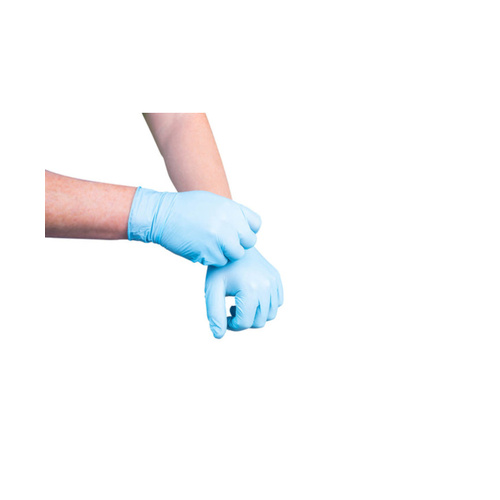 WORKWEAR, SAFETY & CORPORATE CLOTHING SPECIALISTS NITRILE DISPOSABLE GLOVES, LARGE PAIRS, 50PK