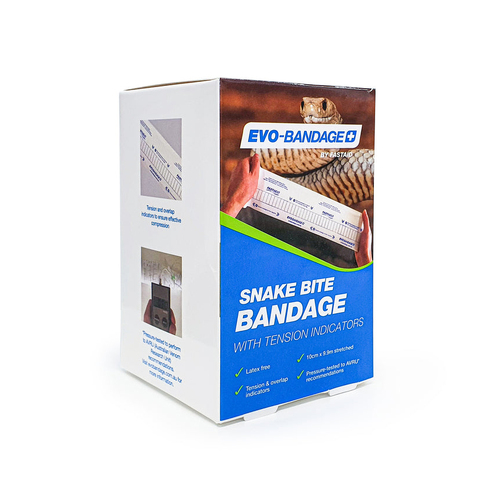 WORKWEAR, SAFETY & CORPORATE CLOTHING SPECIALISTS Evo-Bandage Premium Snake Bite Bandage, 10Cm, Latex Free