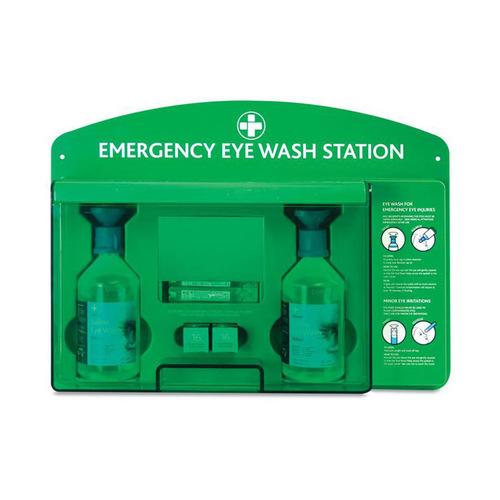 WORKWEAR, SAFETY & CORPORATE CLOTHING SPECIALISTS - Elite Eyecare Station, Wall Mount With Mirror