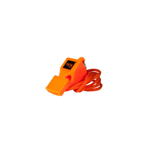 WORKWEAR, SAFETY & CORPORATE CLOTHING SPECIALISTS PEALESS EMERGENCY WHISTLE, ORANGE, WITH LANYARD, 20PK