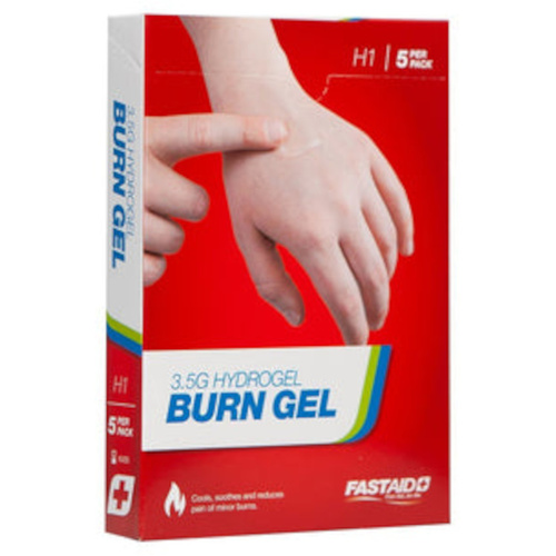 WORKWEAR, SAFETY & CORPORATE CLOTHING SPECIALISTS HYDROGEL BURN GEL, 3.5G SACHET, 5PK