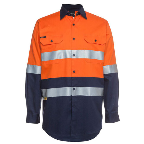 WORKWEAR, SAFETY & CORPORATE CLOTHING SPECIALISTS JB's HI VIS (D+N) L/S 190G SHIRT