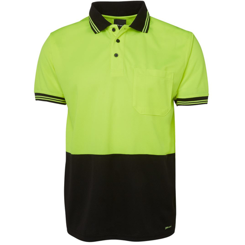 WORKWEAR, SAFETY & CORPORATE CLOTHING SPECIALISTS JB's HI VIS S/S TRADITIONAL POLO