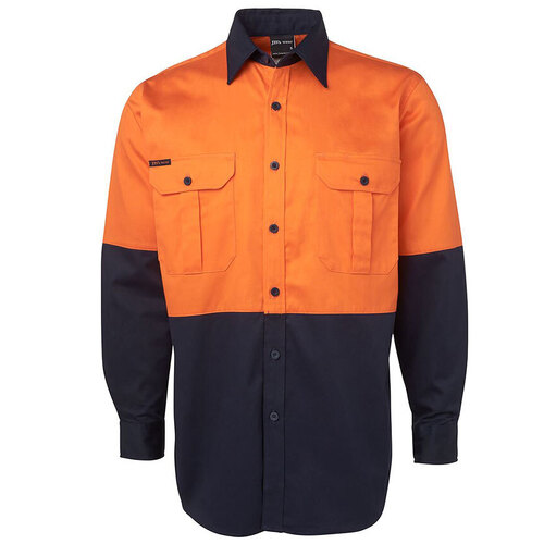 WORKWEAR, SAFETY & CORPORATE CLOTHING SPECIALISTS - JB's HI VIS L/S 190G SHIRT