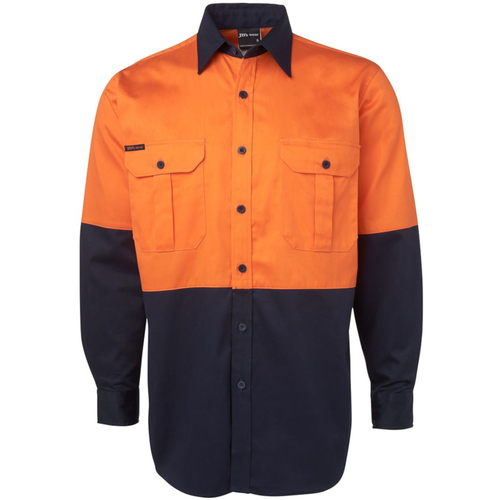 WORKWEAR, SAFETY & CORPORATE CLOTHING SPECIALISTS JB's HI VIS L/S 190G SHIRT