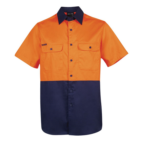 WORKWEAR, SAFETY & CORPORATE CLOTHING SPECIALISTS - JB's HI VIS S/S 190G SHIRT