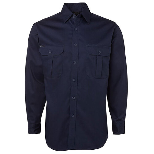 WORKWEAR, SAFETY & CORPORATE CLOTHING SPECIALISTS JB's L/S 190G WORK SHIRT