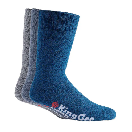 WORKWEAR, SAFETY & CORPORATE CLOTHING SPECIALISTS ***HOT PRICE!!!*** SOCK BAMBOO 3 PACK ...Normally $28.95 (No further discounts)