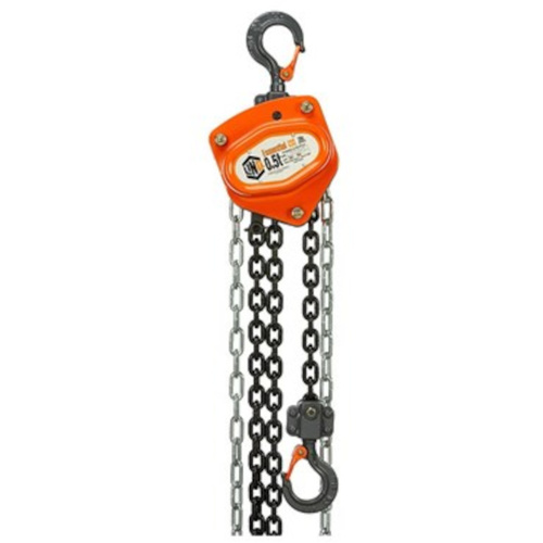 WORKWEAR, SAFETY & CORPORATE CLOTHING SPECIALISTS - Chain Block Commercial 0.5 Tonne Capacity 3m Long