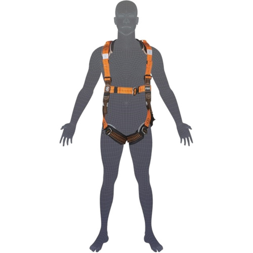 WORKWEAR, SAFETY & CORPORATE CLOTHING SPECIALISTS Elite Riggers Harness- Maxi (XL-2XL) cw Harness Bag (NBHAR)