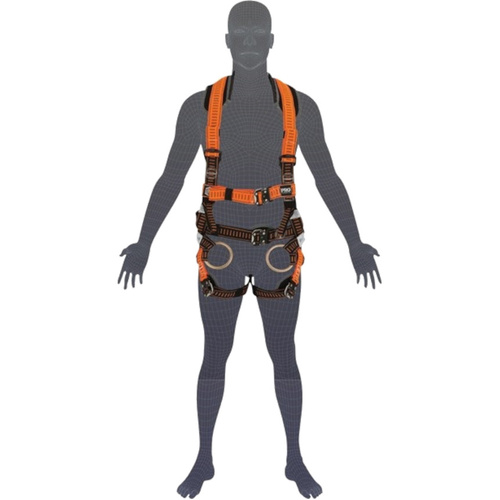 WORKWEAR, SAFETY & CORPORATE CLOTHING SPECIALISTS Supreme Edi Tower Worker Harness - Standard (M - L) CW Harness Bag (NBHAR)